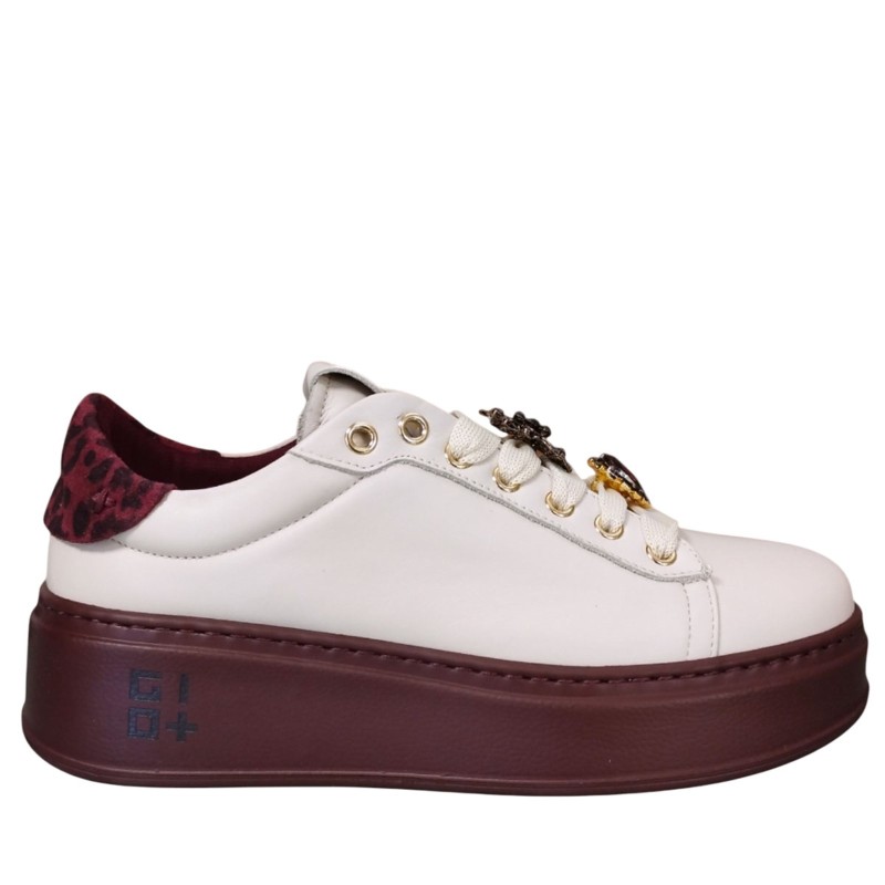 Sneakers da Donna Marca GIO+ Art PIA420A Colore Latte Bordeaux