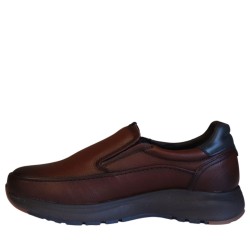 Slip on Scarpe Uomo Marca FLUCHOS Art F2064 Colore Marrone