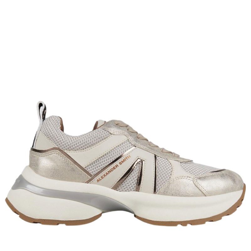 Sneakers da Donna Marca ALEXANDER SMITH Art 1142 Colore Avorio