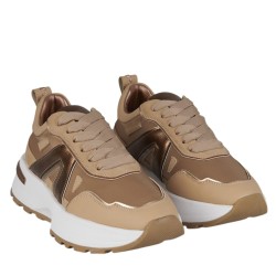 Sneakers Scarpe da Donna Marca ALEXANDER SMITH Art 2192 Colore Beige e Grigio