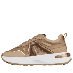 Sneakers Scarpe da Donna Marca ALEXANDER SMITH Art 2192 Colore Beige e Grigio