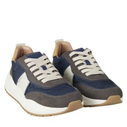 Sneakers scarpe uomo Marca ALEXANDER SMITH Art.7862 Colore Blu Marrone