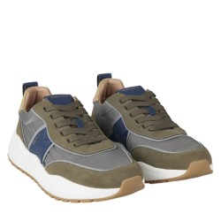 Sneakers scarpe Uomo Marca ALEXANDER SMITH Art.7863 Colore Verde Grigio