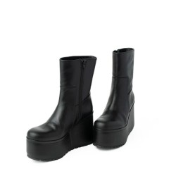 Tronchetto scarpa da Donna Marca PALOMA BARCELO Art BARTA Colore Nero e Bordeaux