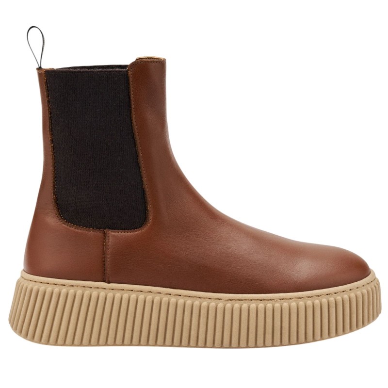 Beatles scarpe Donna Marca FRAU Art.40L5 Colore Marrone