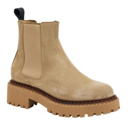 Beatles scarpe da Donna Marca FRAU Art.78A3 Colore Beige