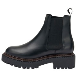 Beatles scarpe da Donna Marca FRAU Art.78L3 Colore Nero e Testa Di Moro