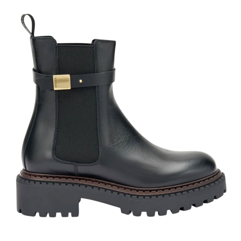 Beatles scarpe da Donna Marca FRAU Art.78L4 Colore Nero