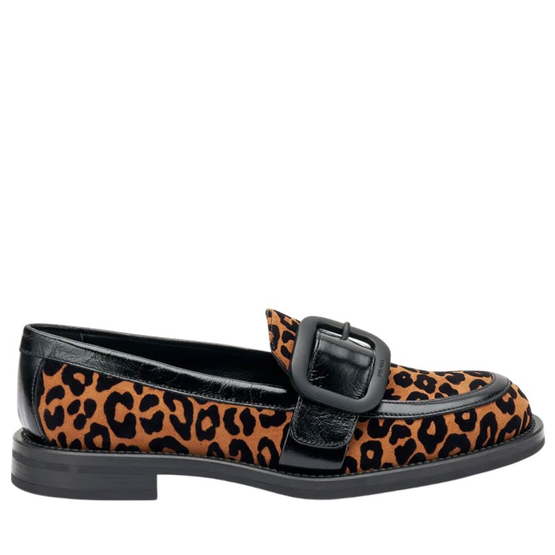 Mocassini scarpe da Donna Marca FRAU Art.90E5 Colore Leopardato