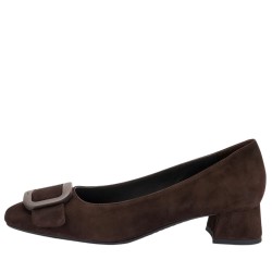 Decollete scarpe da Donna Marca FRAU Art.92A3 A Colore Marrone