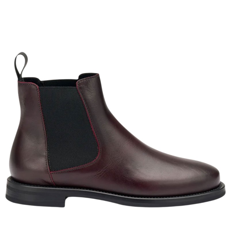 Beatles scarpe da Donna Marca FRAU Art.98L3 Colore Bordeaux e Nero