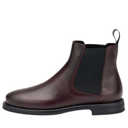 Beatles scarpe da Donna Marca FRAU Art.98L3 Colore Bordeaux e Nero