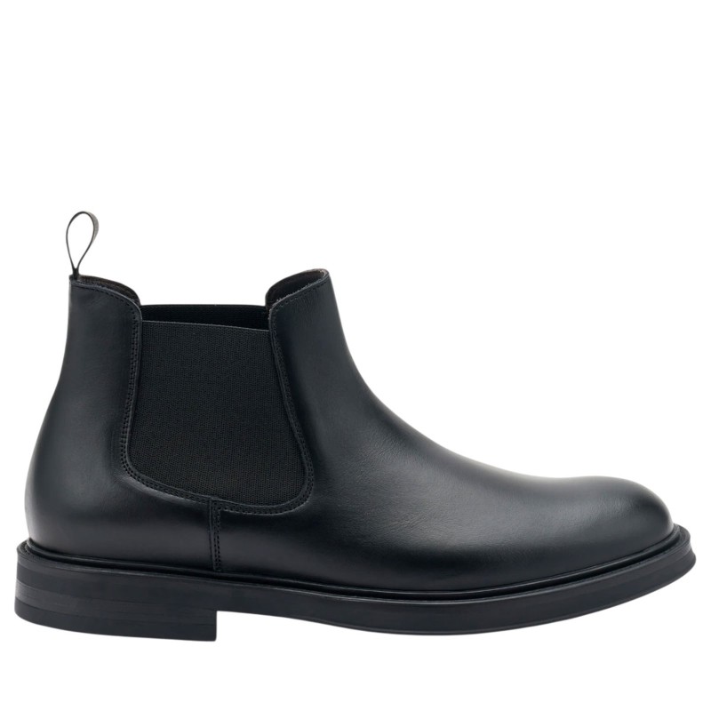 Beatles scarpe Uomo Marca FRAU Art.72L7 A Colore Nero