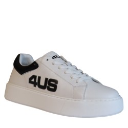Sneakers Scarpe Uomo Marca 4US Art.1228 2 Colore Bianco