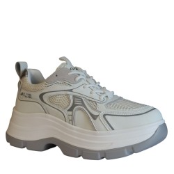 Sneakers Scarpe Donna Marca 4US Art.4BV151 Colore BIANCO