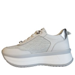 Sneakers Scarpe Donna Marca 4US Art.4BV157 B Colore Bianco