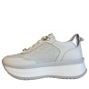 Sneakers Scarpe Donna Marca 4US Art.4BV157 B Colore Bianco