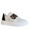 Sneakers Scarpe Donna Marca 4US Art.4BV137 Colore Bianco