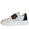 Sneakers Scarpe Donna Marca 4US Art.4BV137 Colore Bianco