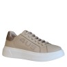 Sneakers Scarpe Donna Marca 4US Art.4BV138 Colore Beige