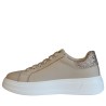 Sneakers Scarpe Donna Marca 4US Art.4BV138 Colore Beige