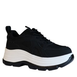 Sneakers Scarpe Donna Marca 4US Art.4BV151C Colore Nero