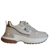 Sneakers Scarpe Donna Marca 4US Art.4BV154 B Colore Beige