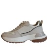 Sneakers Scarpe Donna Marca 4US Art.4BV154 B Colore Beige