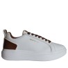 Sneakers scarpe Uomo Marca SMITH X Art.STM7010WCN Colore Bianco Cuoio