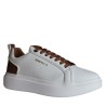 Sneakers scarpe Uomo Marca SMITH X Art.STM7010WCN Colore Bianco Cuoio