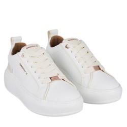 Sneakers scarpe Donna Marca SMITH X Art.HSW6594WIC Colore Bianco Crema