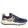 Sneakers scarpe Uomo Marca FLOWER MOUNTAIN Art.YAMANO3 E Colore Blu Grigio