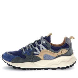 Sneakers scarpe Uomo Marca FLOWER MOUNTAIN Art.YAMANO3 E Colore Blu Grigio
