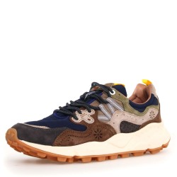 Sneakers scarpe  Uomo Marca FLOWER MOUNTAIN Art.YAMANO3 C Colore Blu Marrrone Grigio