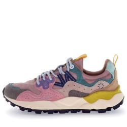 Sneakers scarpe Donna Marca FLOWER MOUNTAIN Art.YAMANO3 N Colore Grigio Cipria Rosa