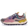 Sneakers scarpe Donna Marca FLOWER MOUNTAIN Art.YAMANO3 N Colore Grigio Cipria Rosa