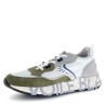 Sneakers scarpe Uomo Marca VOILE BLANCHE Art.CLUB01.E Colore Verde Bianco Grigio