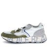 Sneakers scarpe Uomo Marca VOILE BLANCHE Art.CLUB01.E Colore Verde Bianco Grigio
