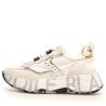 Sneakers scarpe Donna Marca VOILE BLANCHE Art. CLUB105.A Colore Panna Platino