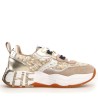 Sneakers scarpe Donna Marca VOILE BLANCHE Art.CLUB105.D Colore Beige Platino