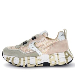 Sneakers scarpe Donna Marca VOILE BLANCHE Art.CLUB105.E Colore Beige Rosa