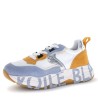 Sneakers scarpe Donna Marca VOILE BLANCHE Art.CLUB105.F Colore Lilla Bianco Arancione