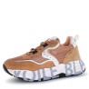 Sneakers scarpe Donna Marca VOILE BLANCHE Art. CLUB105.L Colore Mattone