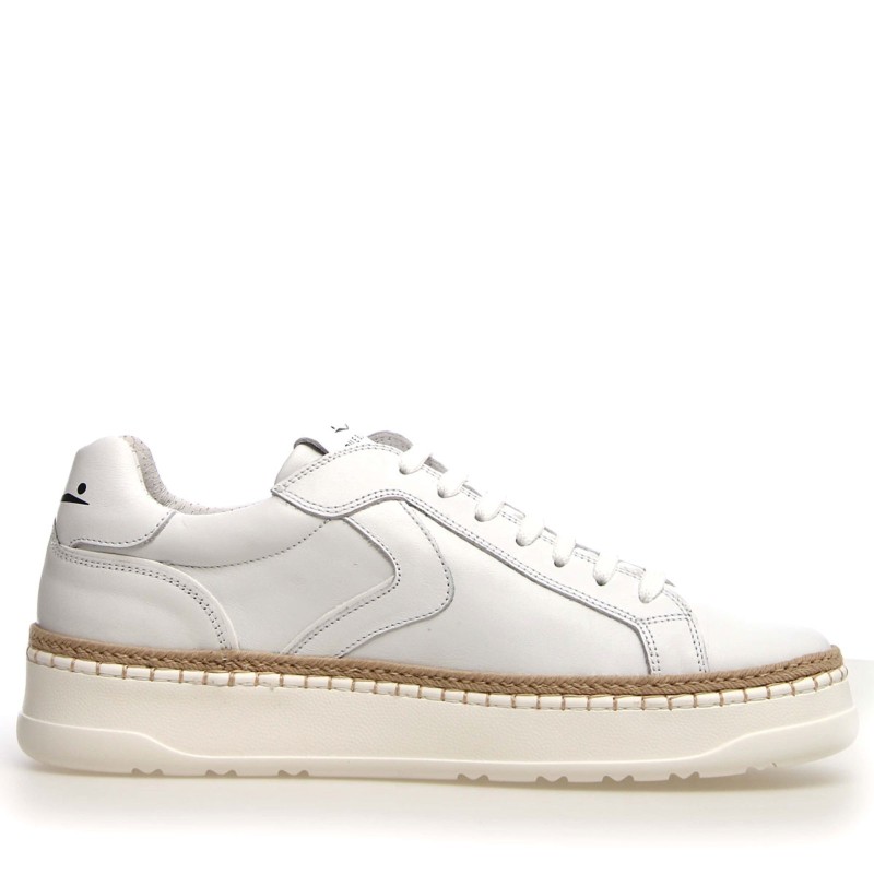 Sneakers Scarpe Uomo Marca VOILE BLANCHE Art.LAYTON 100. Colore Bianco