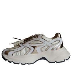 Sneakers scarpe Donna Marca GIO+ Art.DALIA13 Colore Bianco Oro