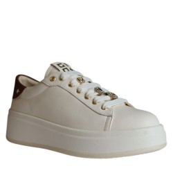 Sneakers scarpe Donna Marca GIO+ Art.OLIVA04A Colore Bianco Marrone