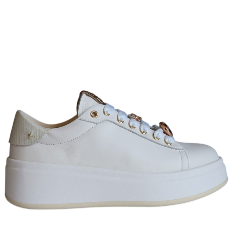 Sneakers scarpe Donna Marca GIO+ Art.OLIVA06A Colore Bianco