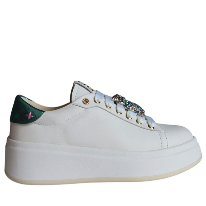 Sneakers scarpe da Donna Marca GIO+ Art.OLIVA12A Colore Bianco