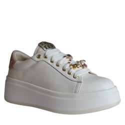 Sneakers scarpe donna Marca GIO+ Art.OLIVA20B Colore Latte