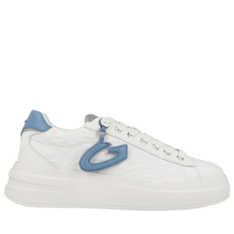 Sneakers scarpe Donna Marca GUARDIANI Art.GL61511A2 Colore Bianco Blu